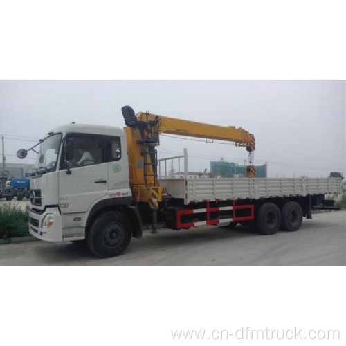 12 tons 4 section arm crane truck